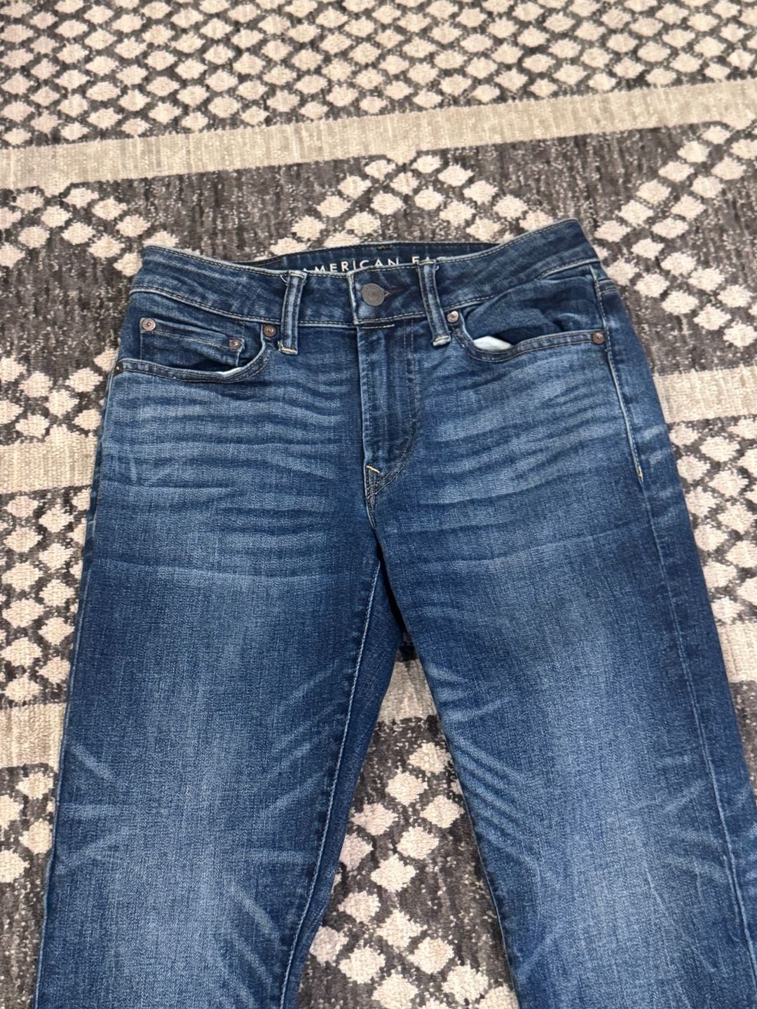 American Eagle Next Level Airflex Jeans Size 28x30 Blue Denim 4