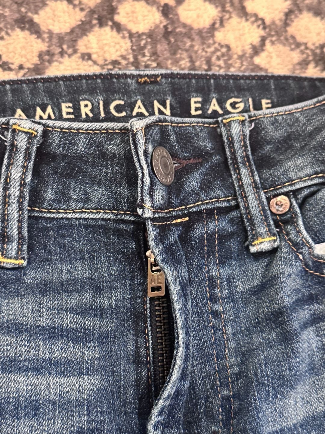 American Eagle Next Level Airflex Jeans Size 28x30 Blue Denim 5