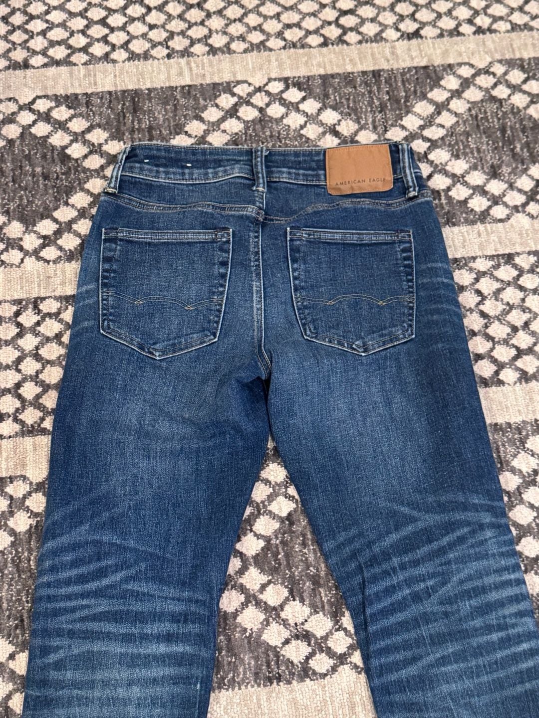 American Eagle Next Level Airflex Jeans Size 28x30 Blue Denim 8