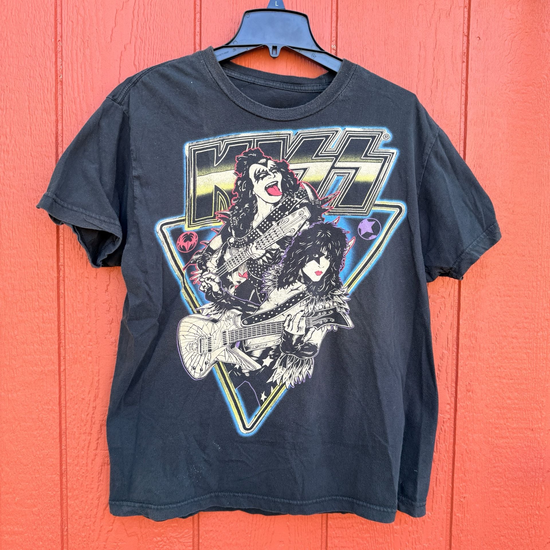 KISS Sz. Large Graphic T-Shirt Gene Simmons Paul Stanley 7