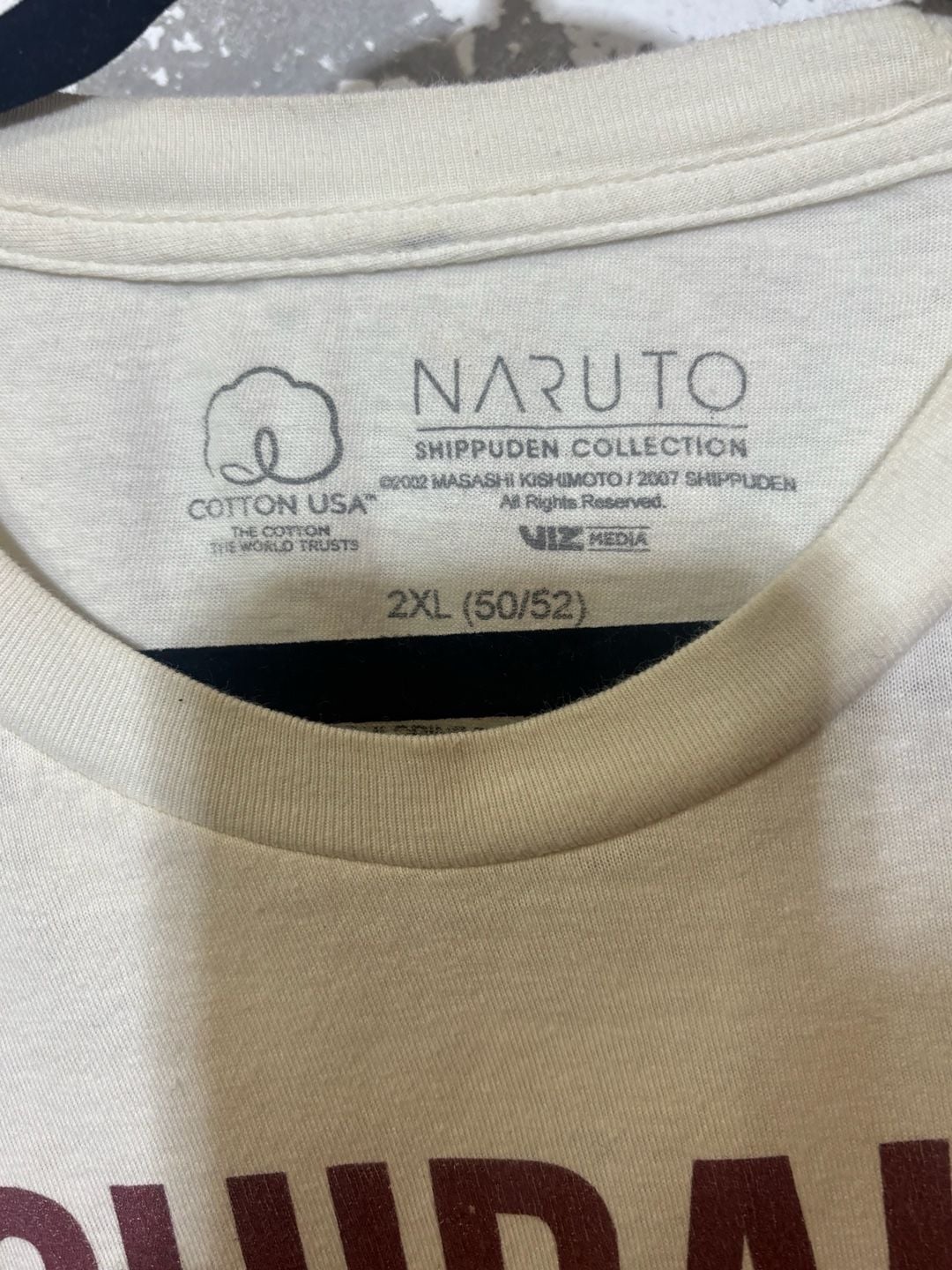 Naruto Ichiraku Ramen T-Shirt Size 2XL Off White Anime Tee 4
