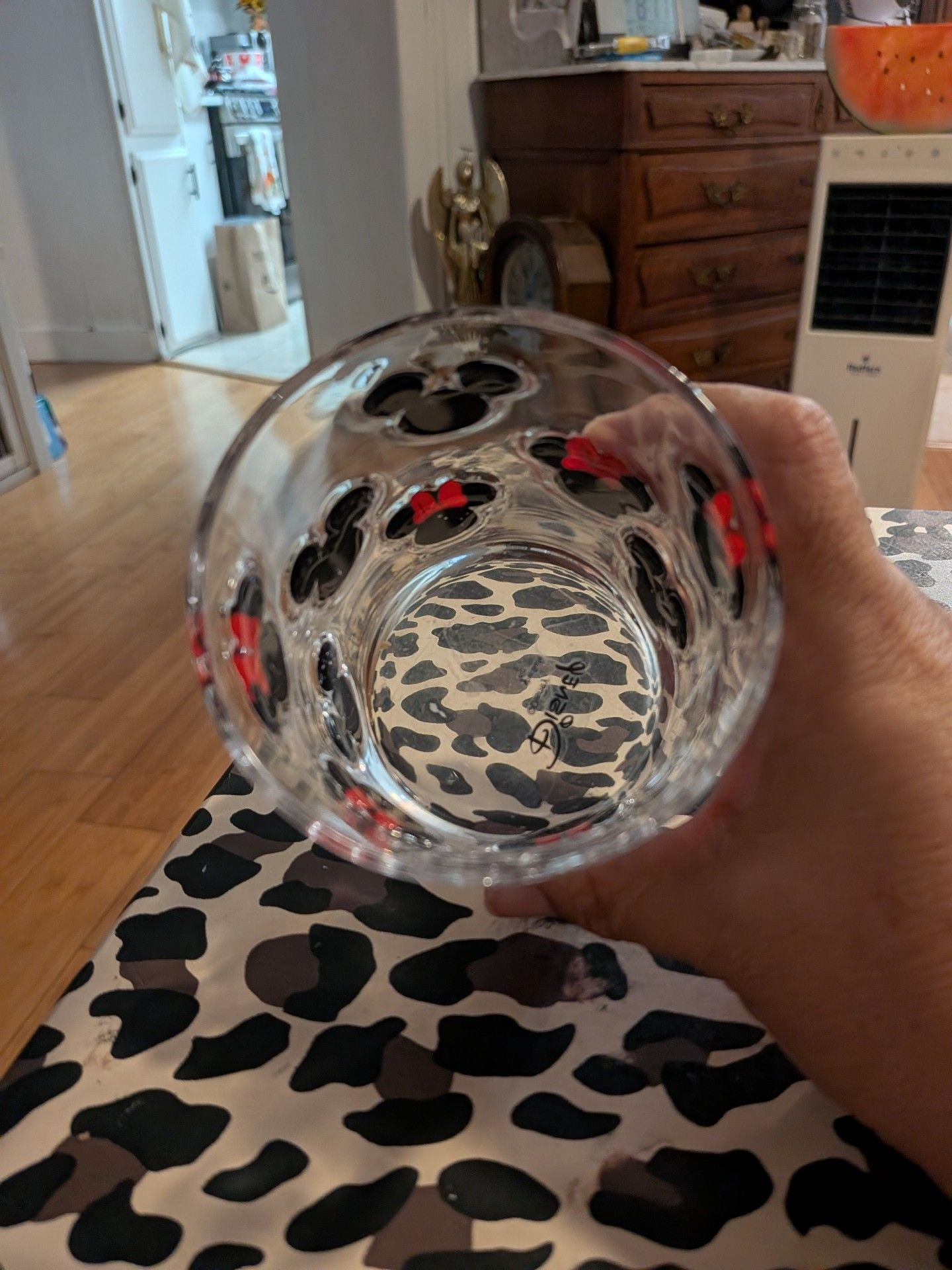 Disney Minnie Mouse Embossed Glass Tumbler 3