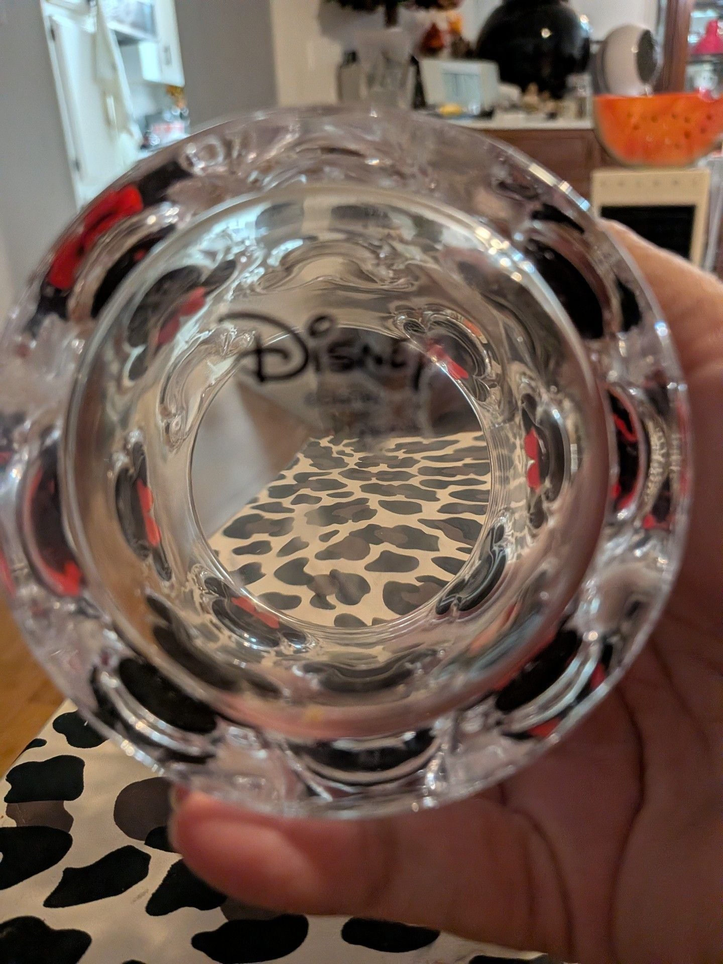 Disney Minnie Mouse Embossed Glass Tumbler 4