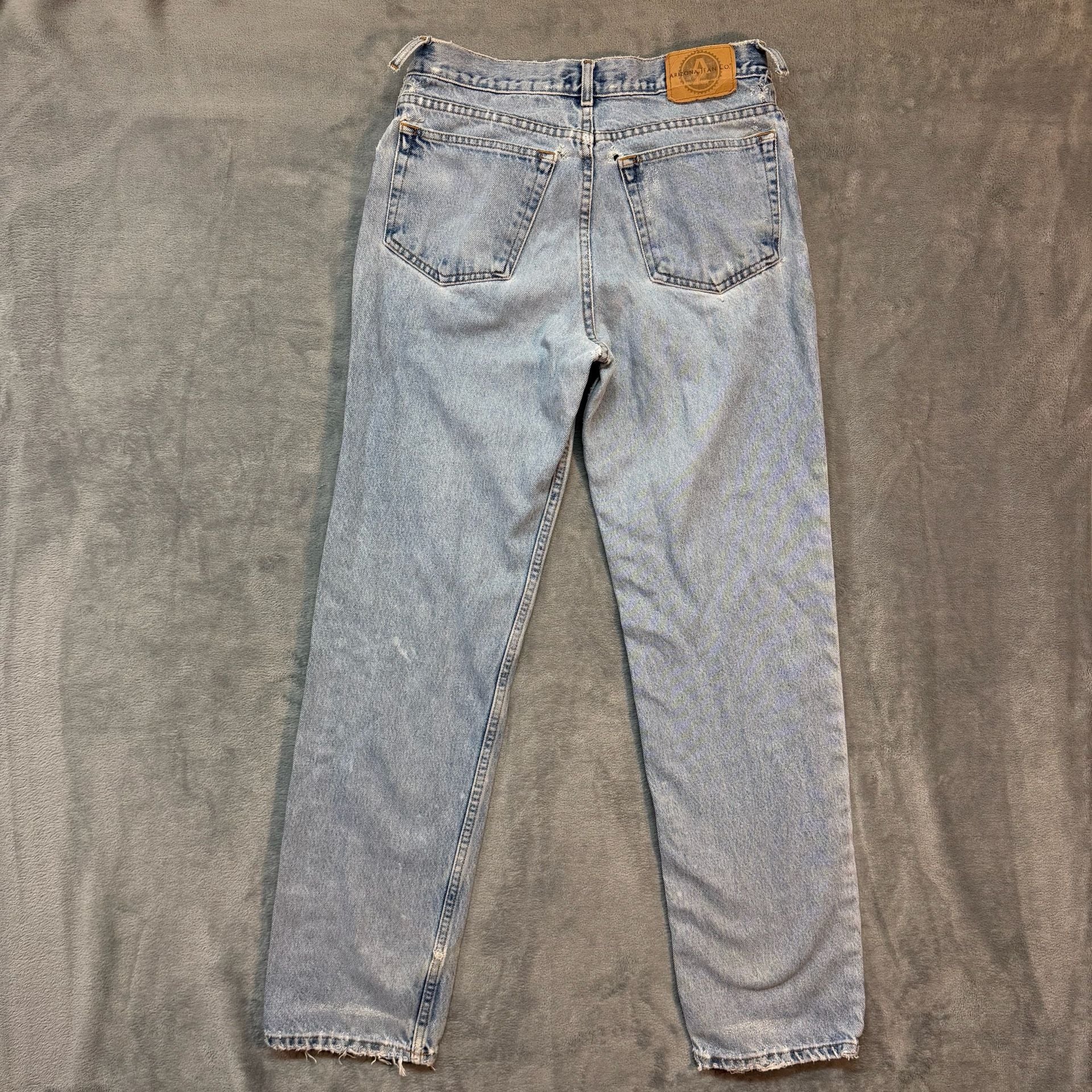 Distressed 32x33 vintage Arizona Jean Co. Light Wash Vintage Jeans Frayed 16