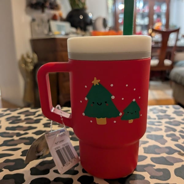 Infantino My 1st Tumbler Training Cup Christmas Tree Red 9 fl oz New