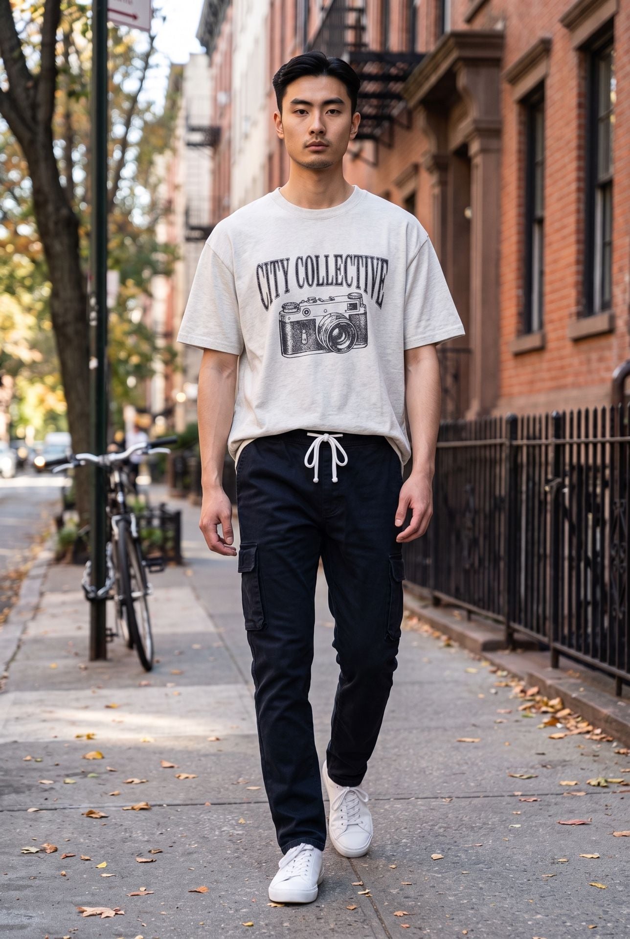 Urban Outfitters Black Cargo Drawstring Pants Size M 2