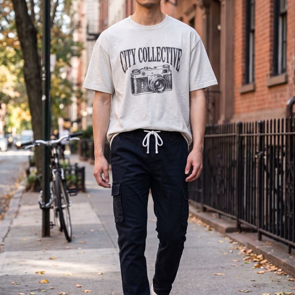 Urban Outfitters Black Cargo Drawstring Pants Size M