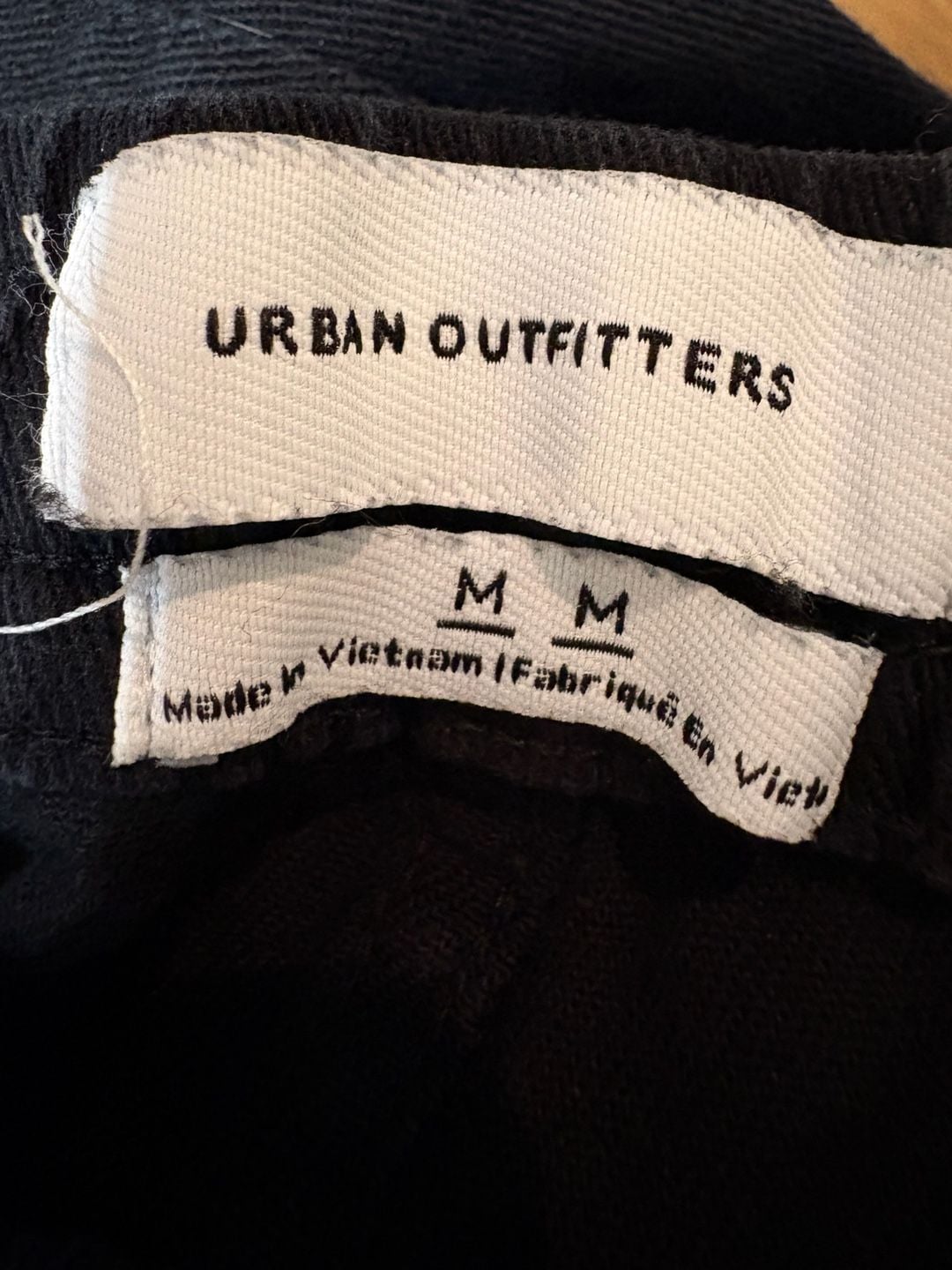 Urban Outfitters Black Cargo Drawstring Pants Size M 4