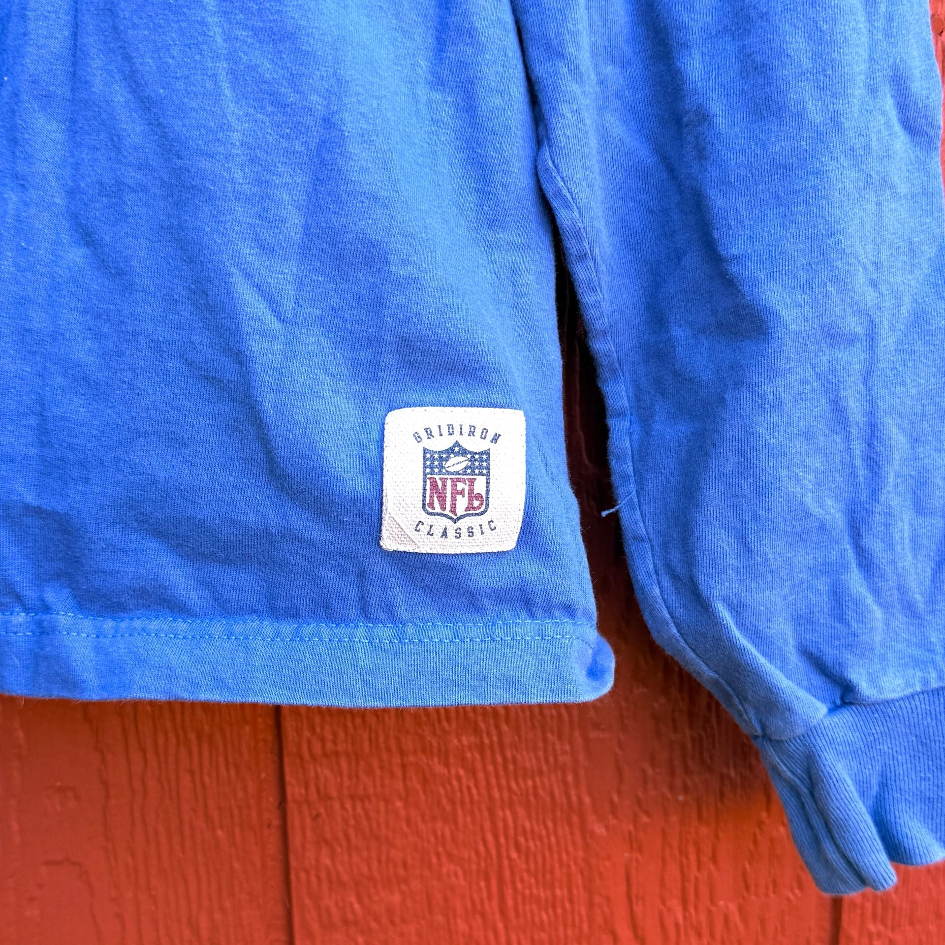 Vintage Indianapolis Colts Sz. Large NFL Gridiron Classic Long Sleeve Shirt Blue 6