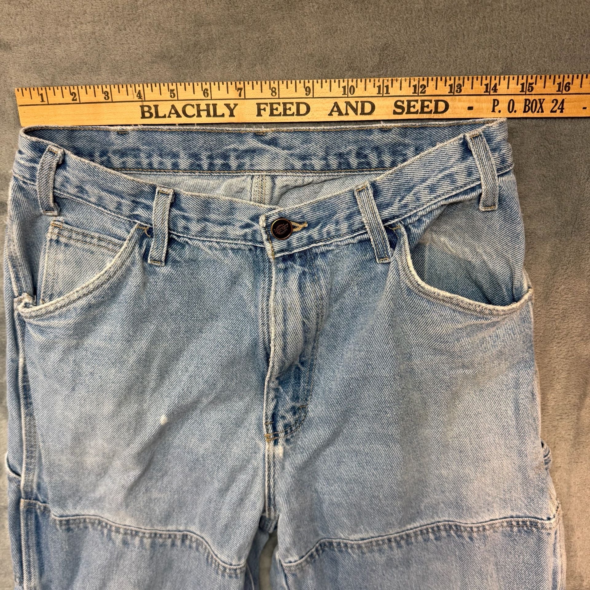 32x30 vintage distressed Dickies Light Wash Vintage Jeans workwear 2