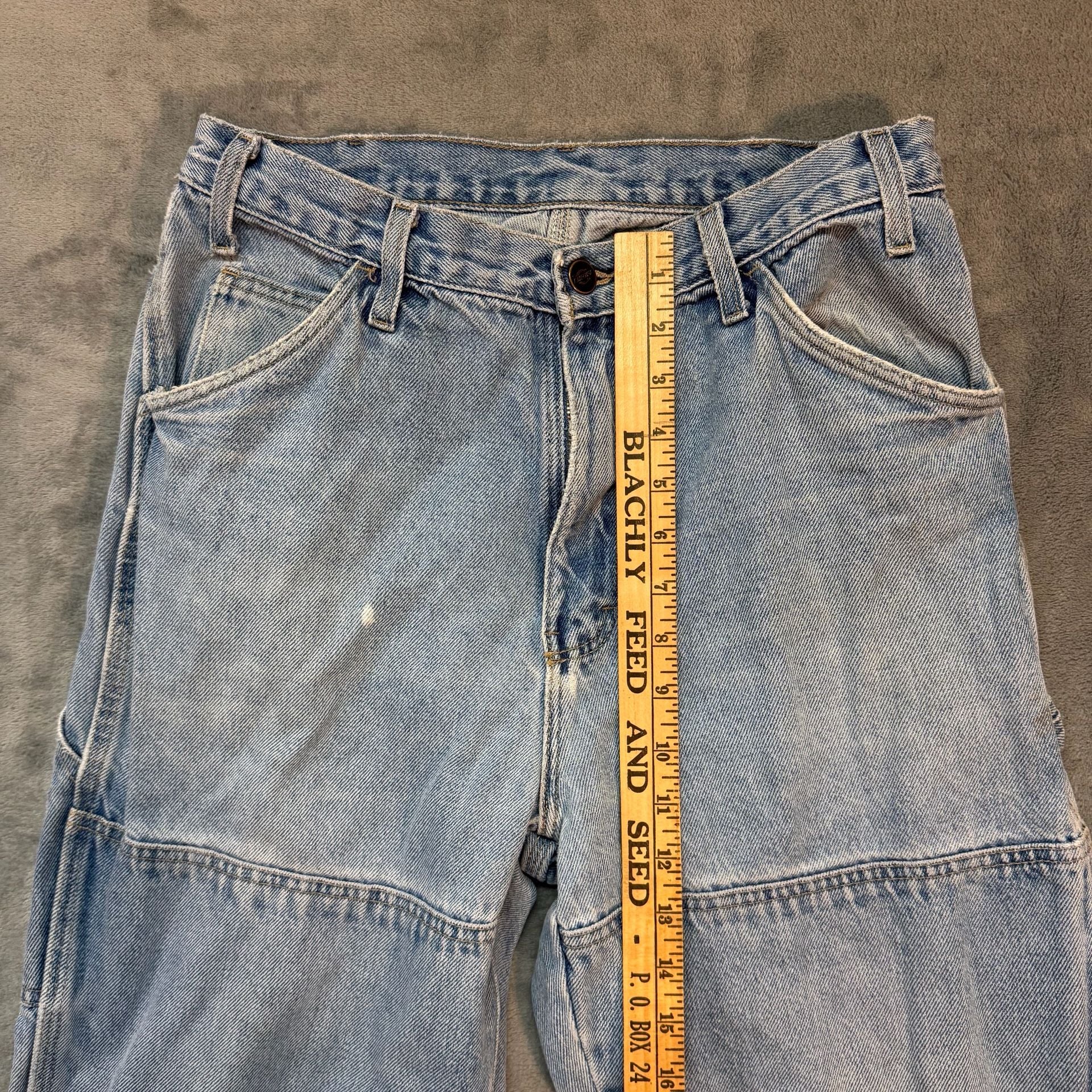32x30 vintage distressed Dickies Light Wash Vintage Jeans workwear 3