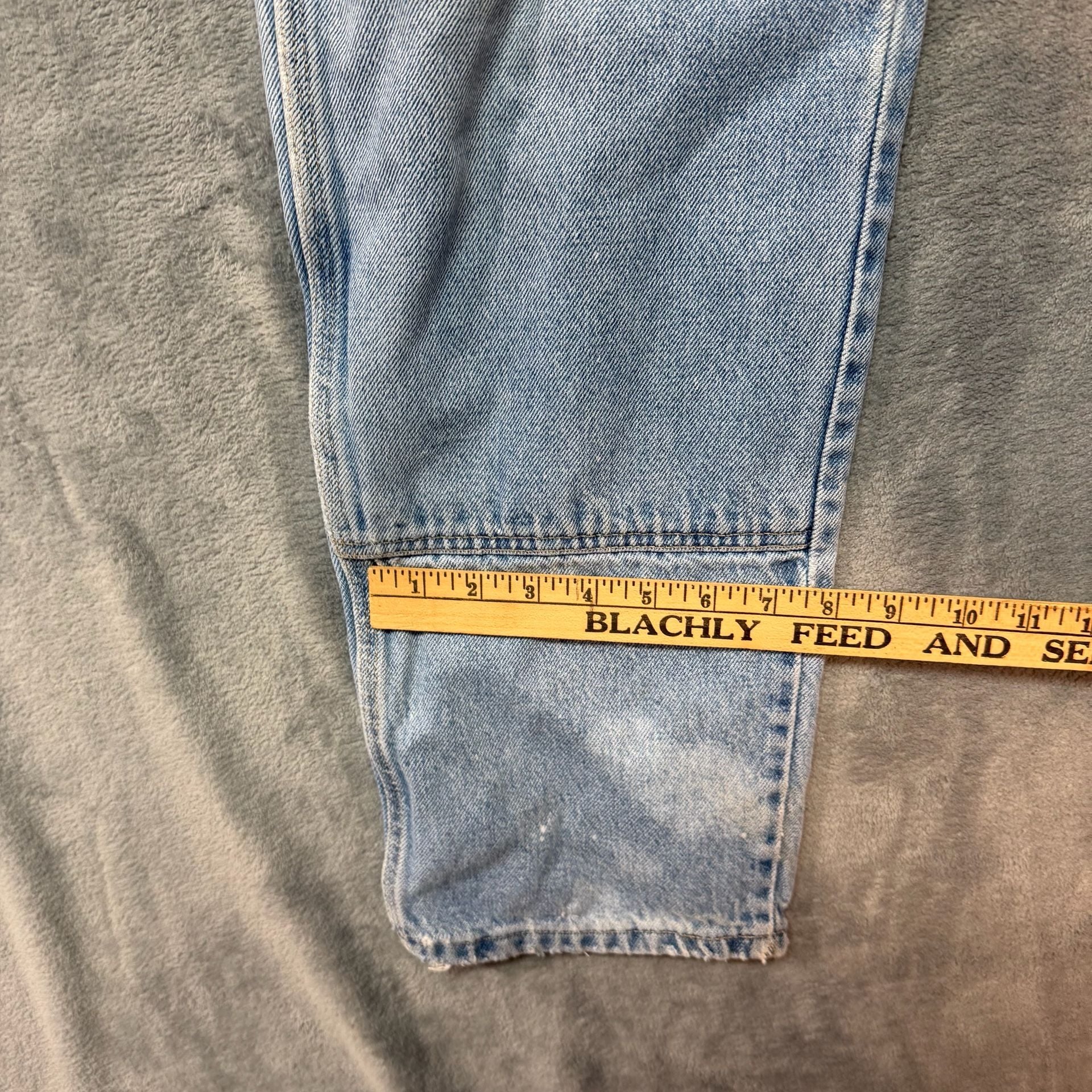 32x30 vintage distressed Dickies Light Wash Vintage Jeans workwear 6