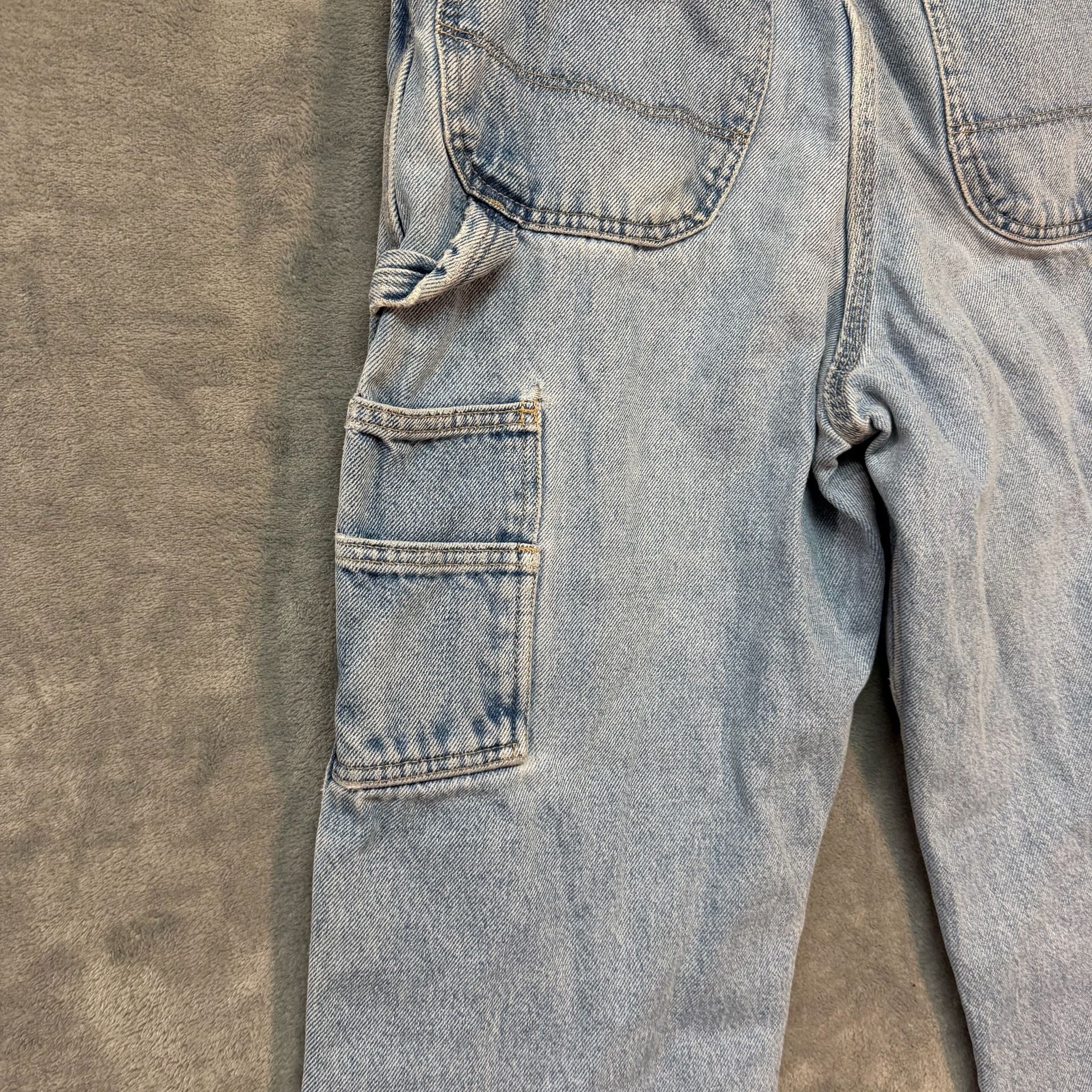 32x30 vintage distressed Dickies Light Wash Vintage Jeans workwear 14