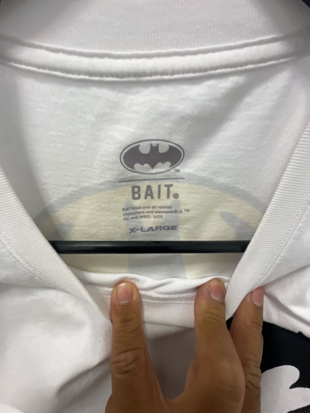 Bait Batman DC Comics White Graphic T-Shirt X-Large 3