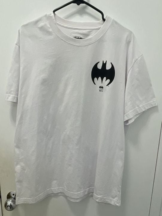 Bait Batman DC Comics White Graphic T-Shirt X-Large 2