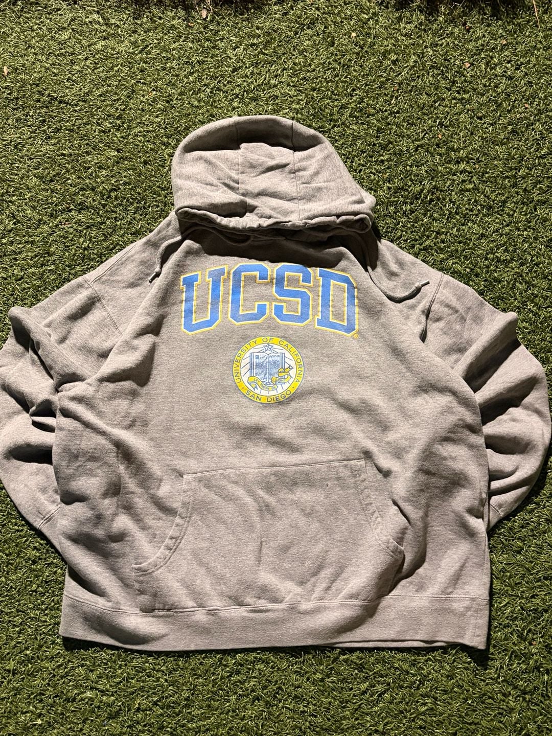 Blue 84 UCSD Hoodie Size 2XL Gray College Sweatshirt 2