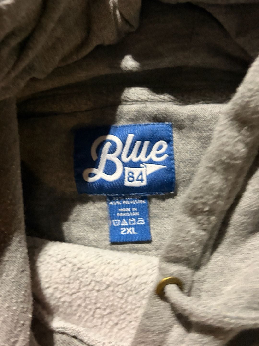 Blue 84 UCSD Hoodie Size 2XL Gray College Sweatshirt 4