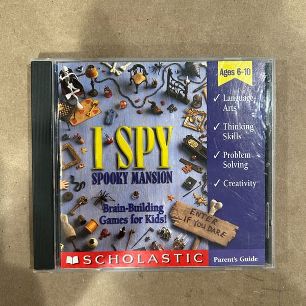Scholastic I Spy Spooky Mansion CD-ROM Game