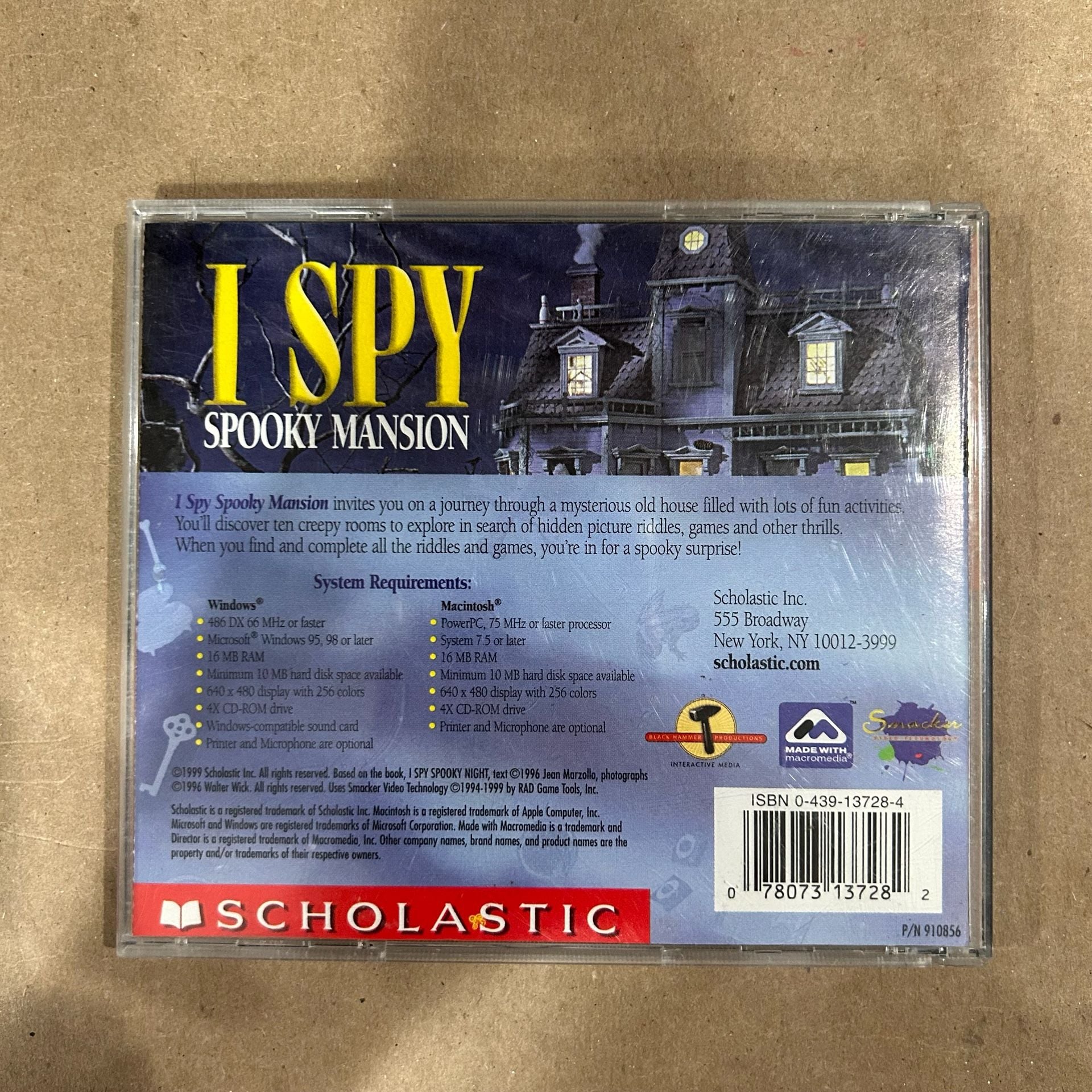 Scholastic I Spy Spooky Mansion CD-ROM Game 4
