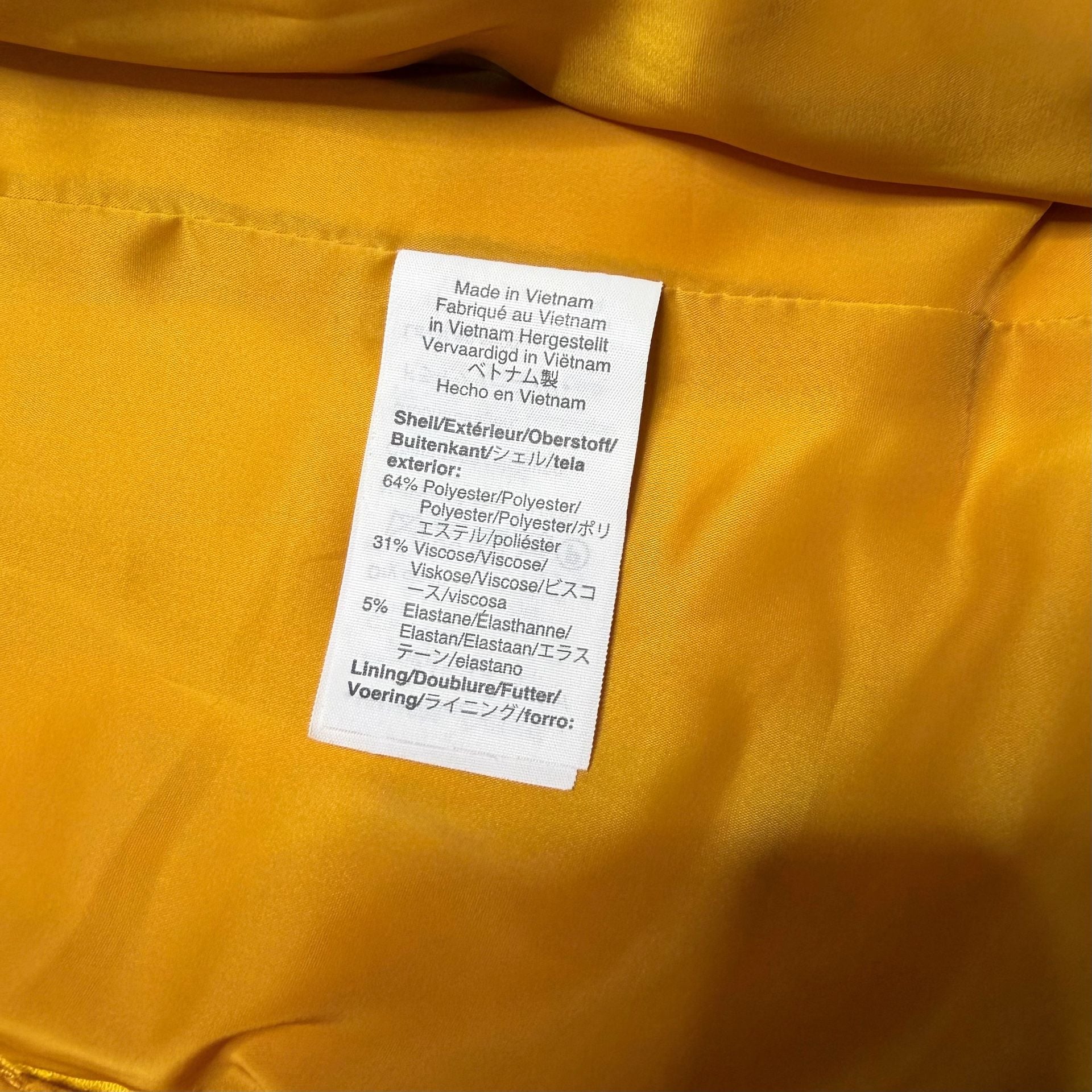 J.Crew Dover Double Breasted Blazer Jacket Yellow Rich Gold J7761 Women's Size 4 7