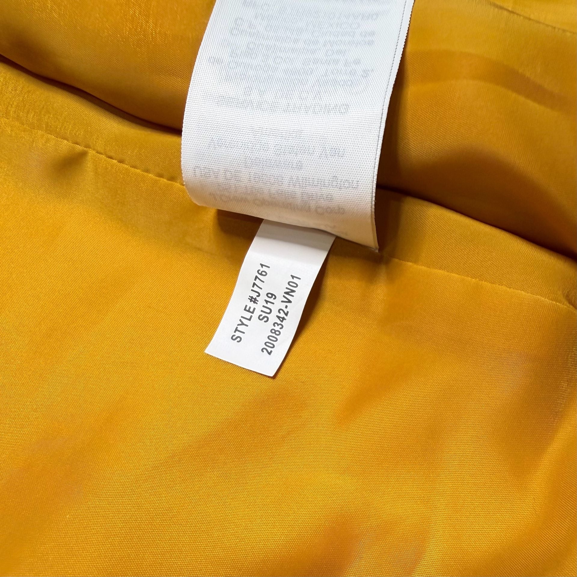 J.Crew Dover Double Breasted Blazer Jacket Yellow Rich Gold J7761 Women's Size 4 8