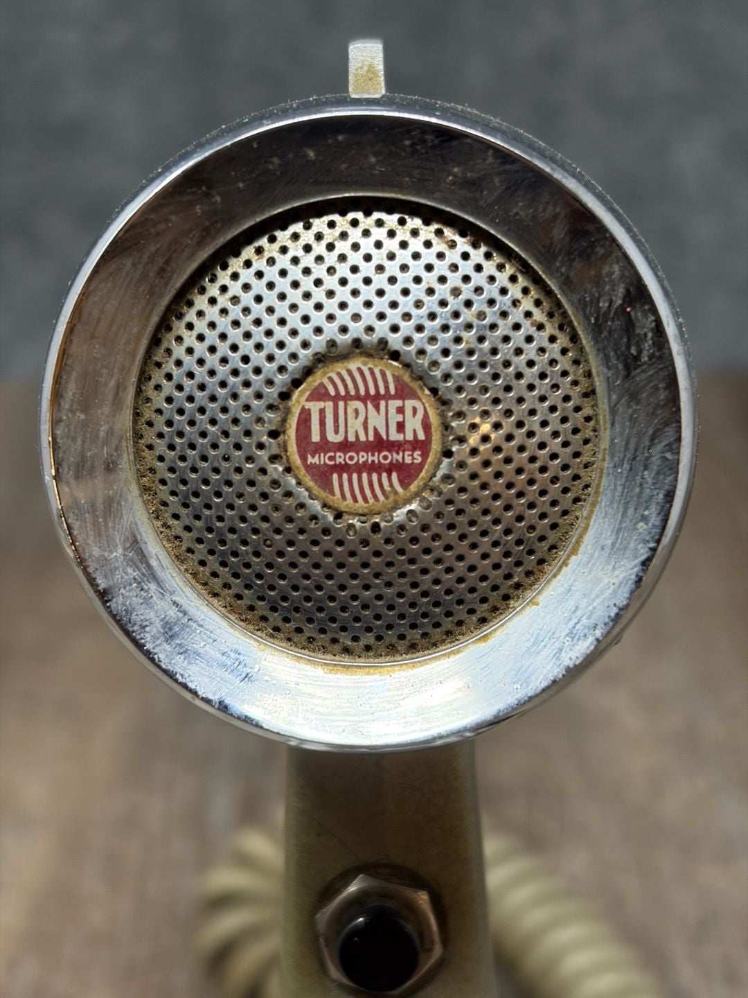 Turner Model 254? Vintage Desk Microphone With Coiled Cord-multi -CB-HAM Radio 2