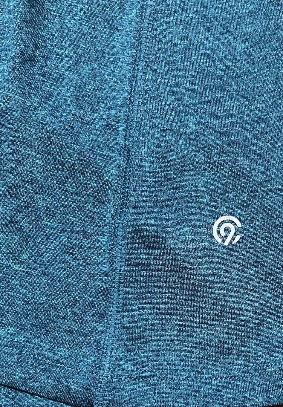 Champion Duo Dry V-Neck T-Shirt Size XXL Teal Blue Athletic Top 3