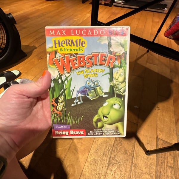 Hermie & Friends Webster The Scaredy Spider DVD