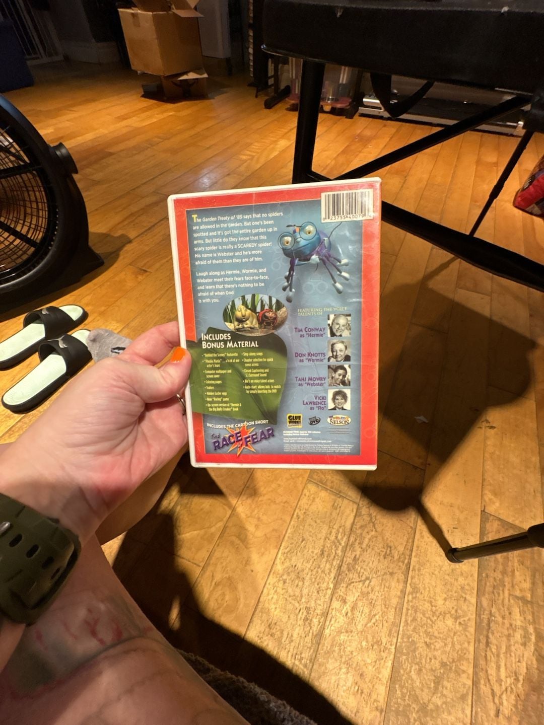 Hermie & Friends Webster The Scaredy Spider DVD 2
