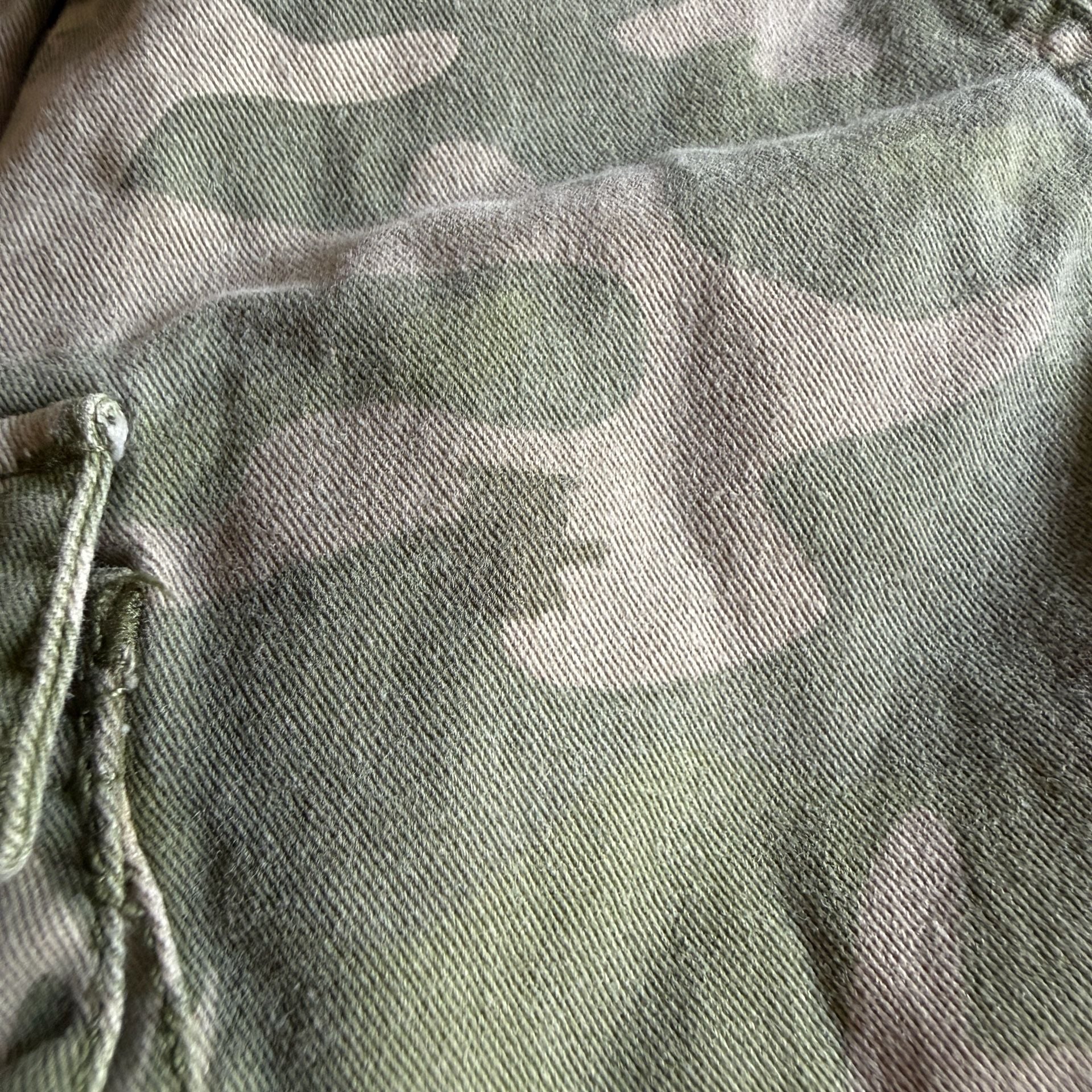 Disney Pixar Toy Story Camo Cargo Shorts 12M Green Tan Cotton Pull-On 6
