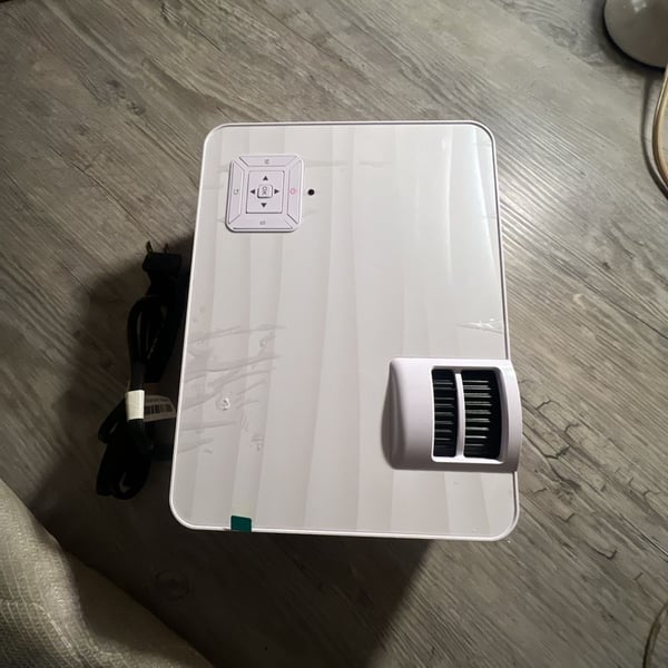 TOPVISION Projector Model T6 White LED Projector