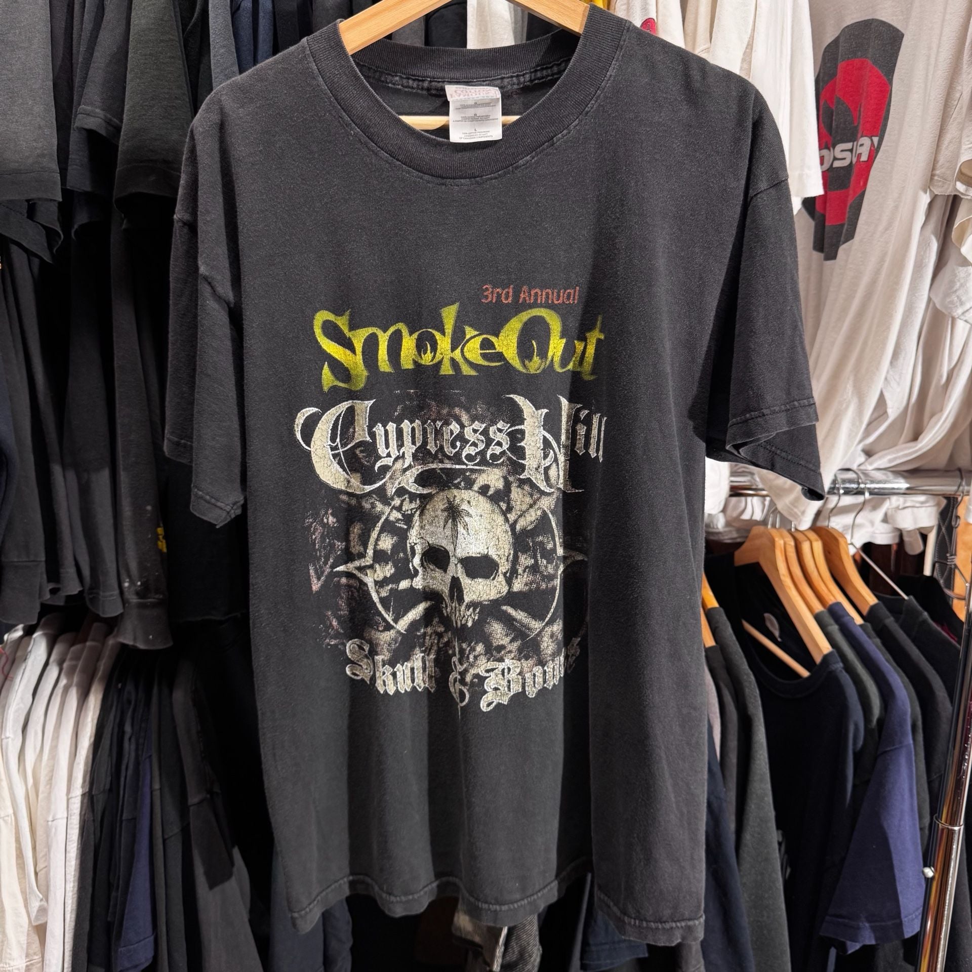 Gildan Cypress Hill 3rd Annual Smoke Out T-Shirt Size L Black 4