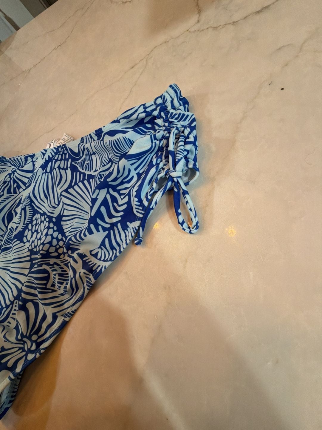 PatPat Blue Shell Print Bikini Set Size XL NWT 10