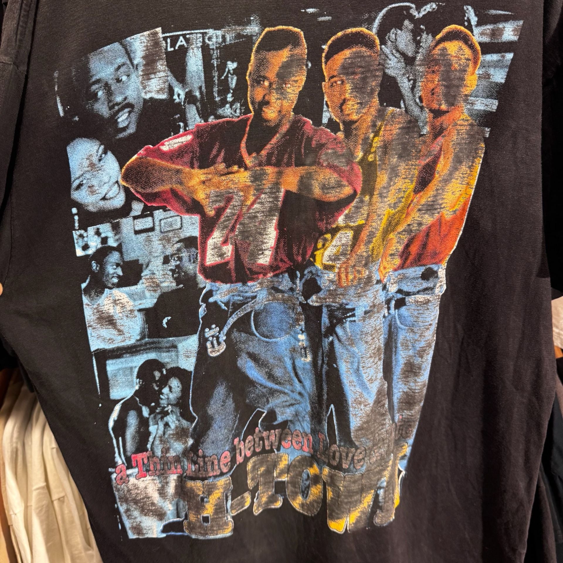 Vintage 1996 A Thin Line Between Love And Hate H-Town T-Shirt 6