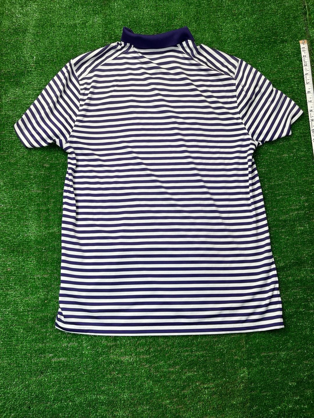 Nike Kansas State Wildcats Dri-FIT Polo Size M Striped 8
