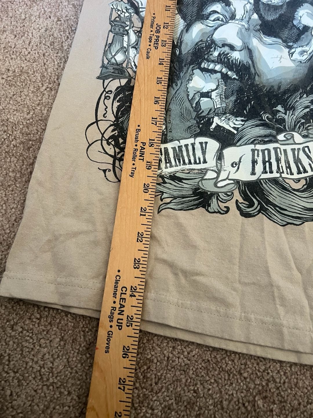 WWE Bray Wyatt Sister Abigail Family of Freaks T-Shirt Size S Tan 6
