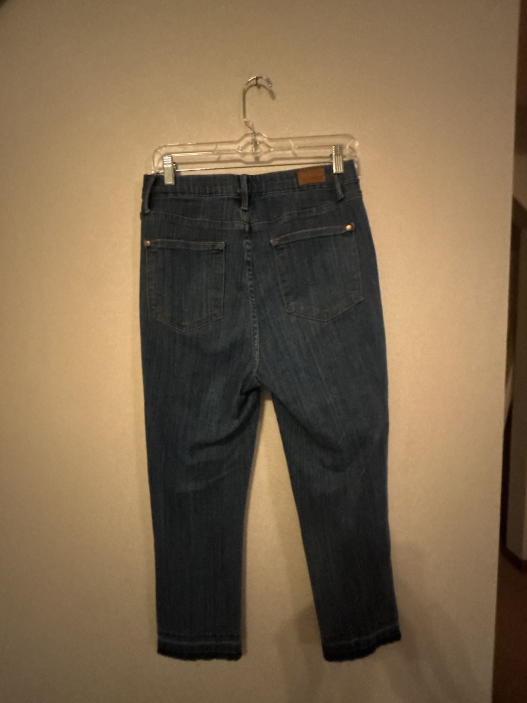 Judy Blue Skinny Fit Capri Size 7/28 Dark Wash Denim Jeans 7