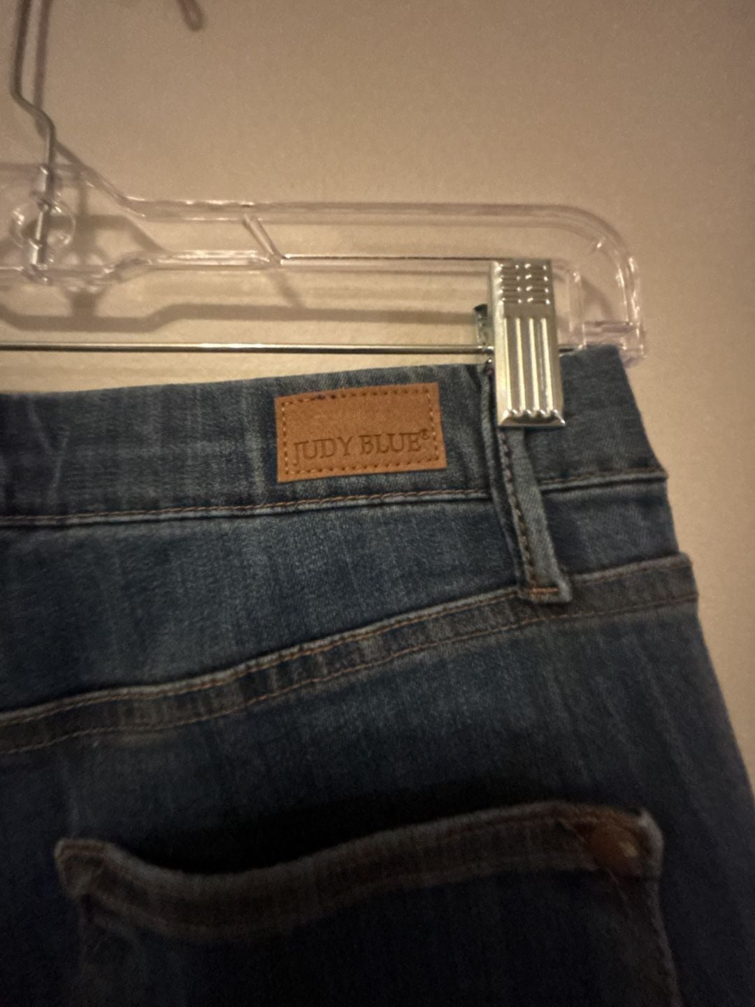 Judy Blue Skinny Fit Capri Size 7/28 Dark Wash Denim Jeans 8