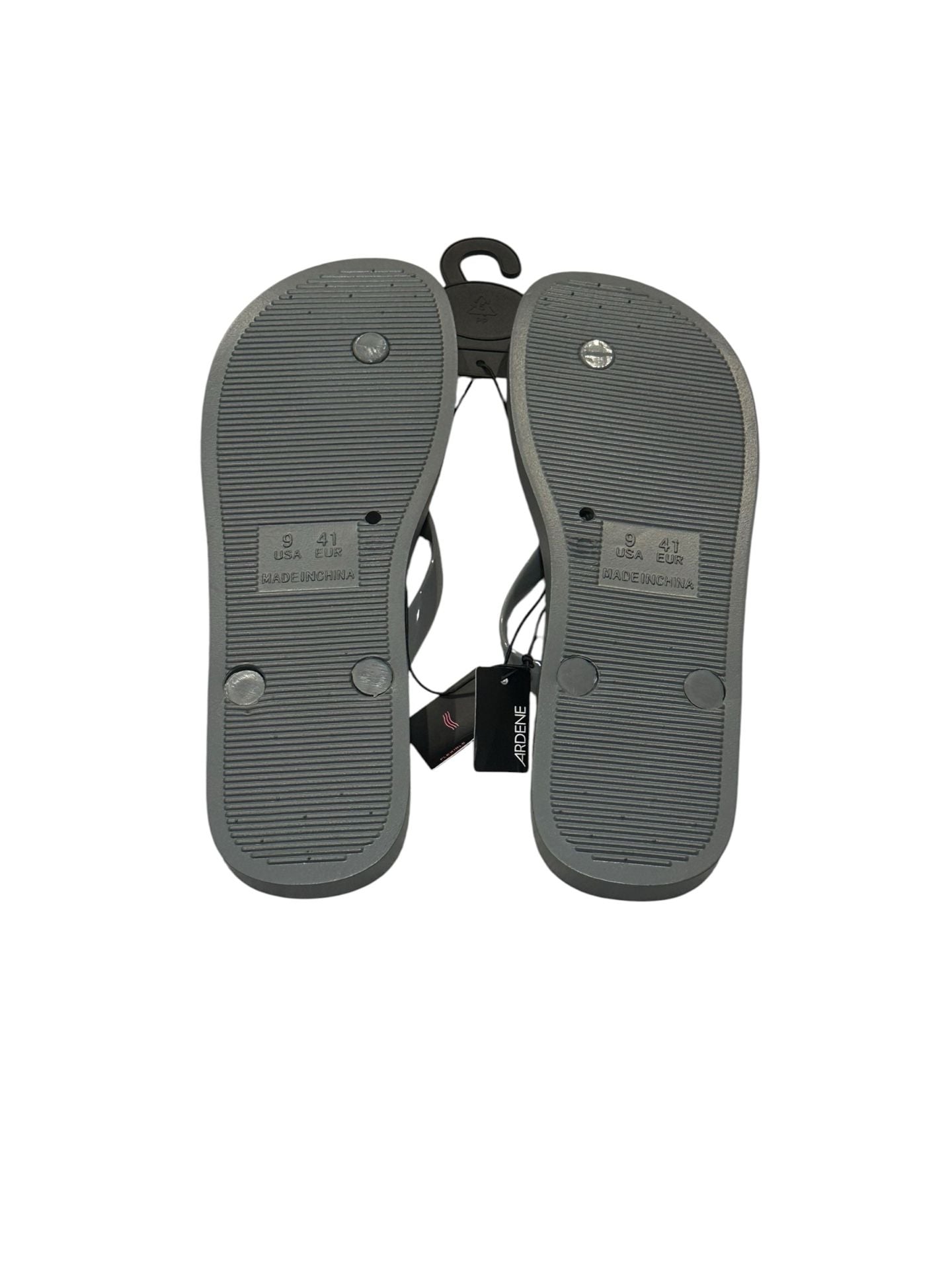 Ardene Flip Flops Size 9 Grey Flexible Jelly Sandals New 7