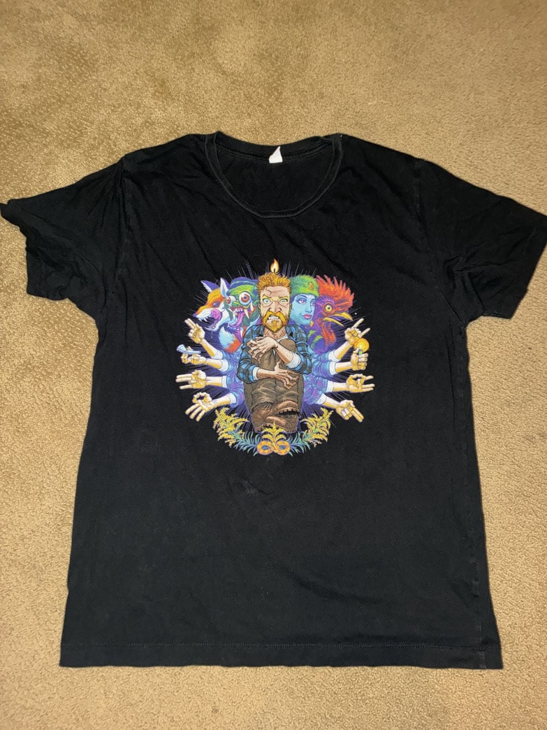 Tyler Childers Country Squire Graphic T-Shirt Black Size Large 2