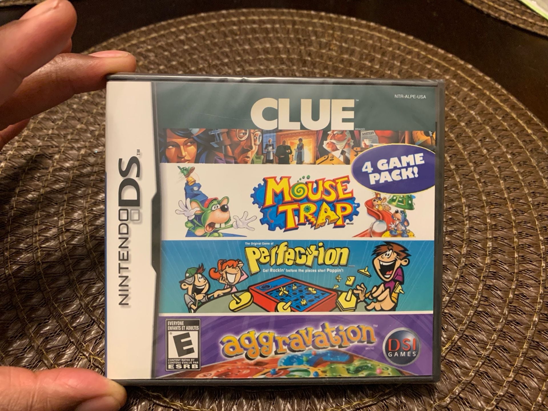 Nintendo DS Clue Mouse Trap Perfection Aggravation 4 Game Pack 2