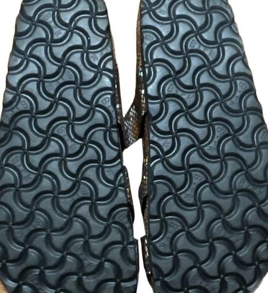 Birkenstock Franca Python Size 37 Brown Snakeskin Sandals 8