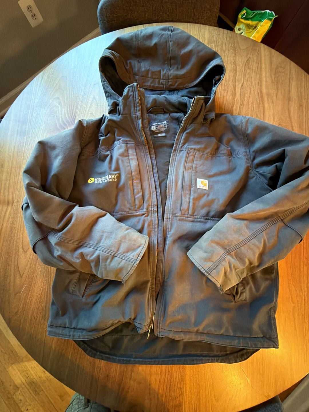 Carhartt Full Swing Cryder Jacket Size L Shadow Grey 2