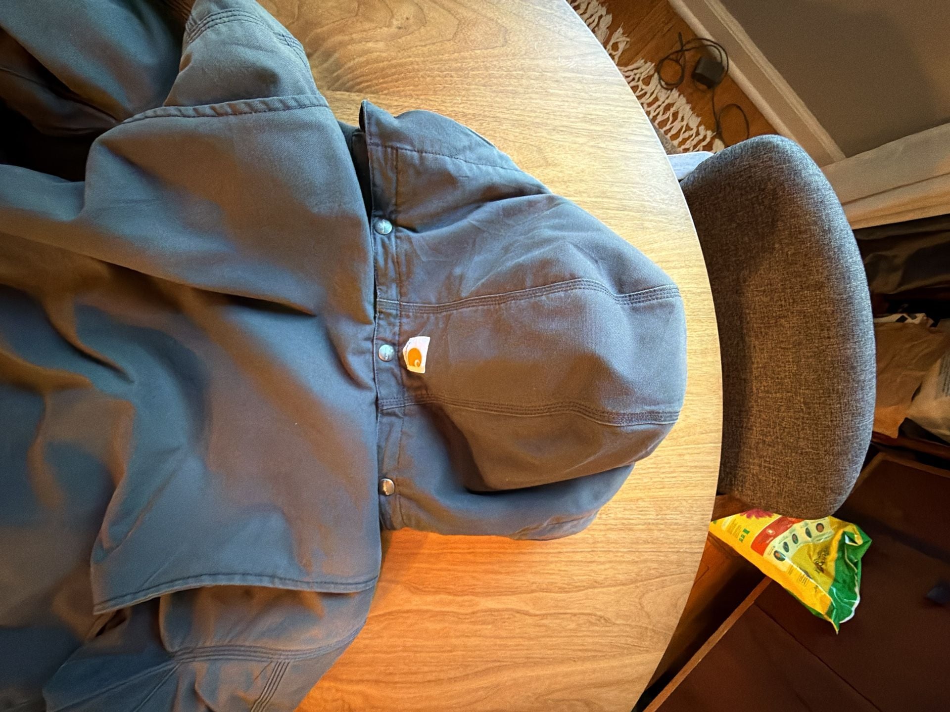 Carhartt Full Swing Cryder Jacket Size L Shadow Grey 8