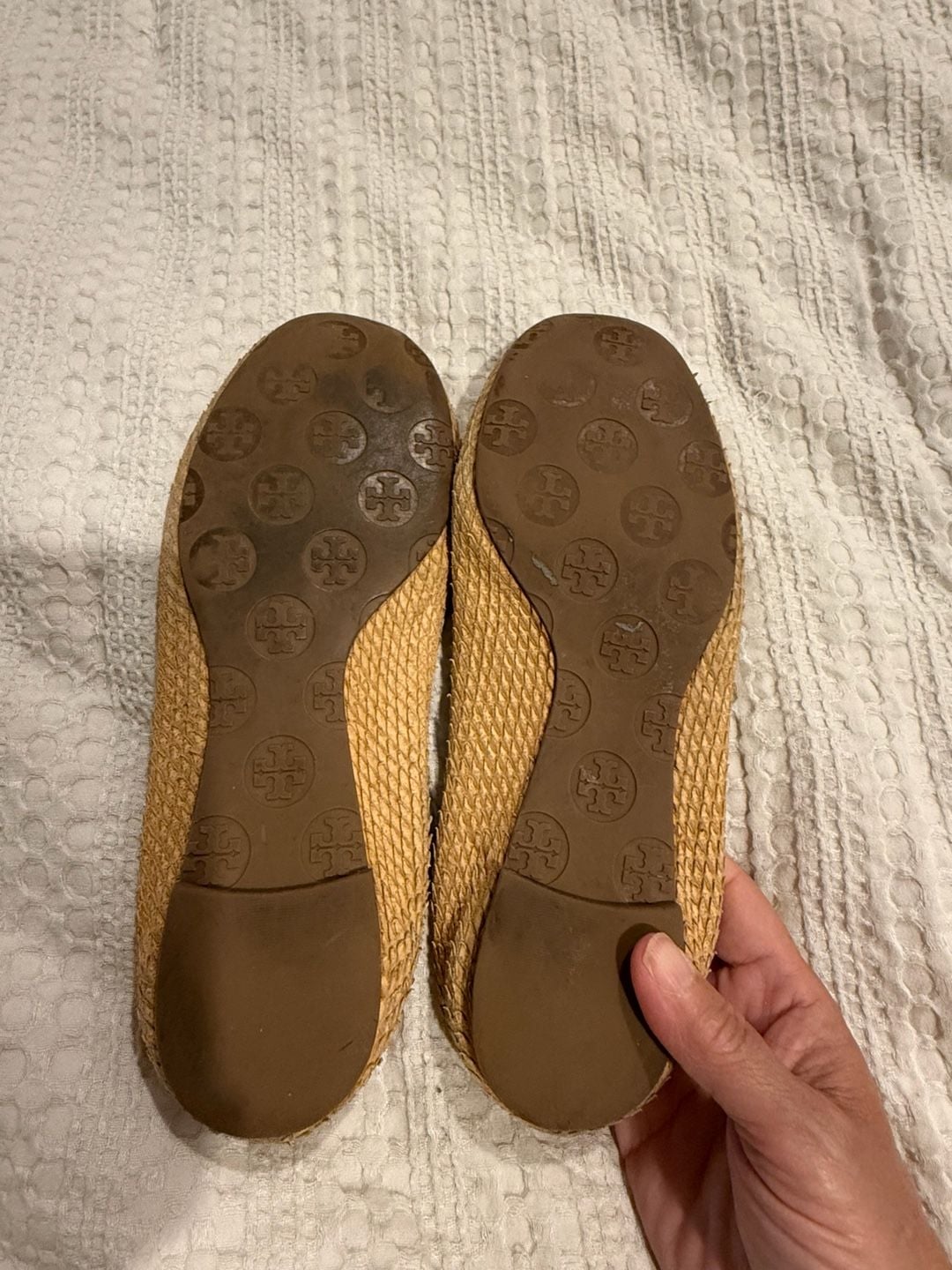 Tory Burch Logo Snake Embossed Leather Ballet Flats 6