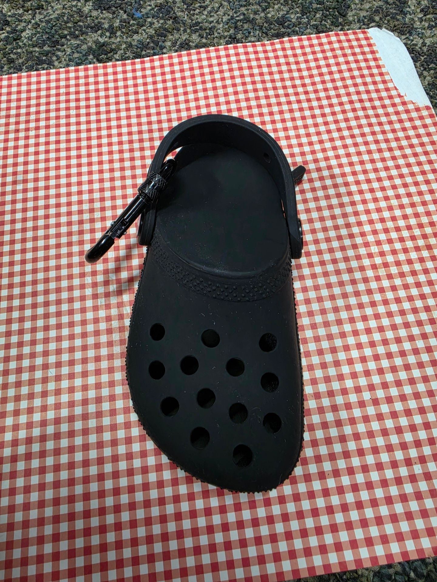 Crocs Classic Clog Pouch Bag Charm Black 2