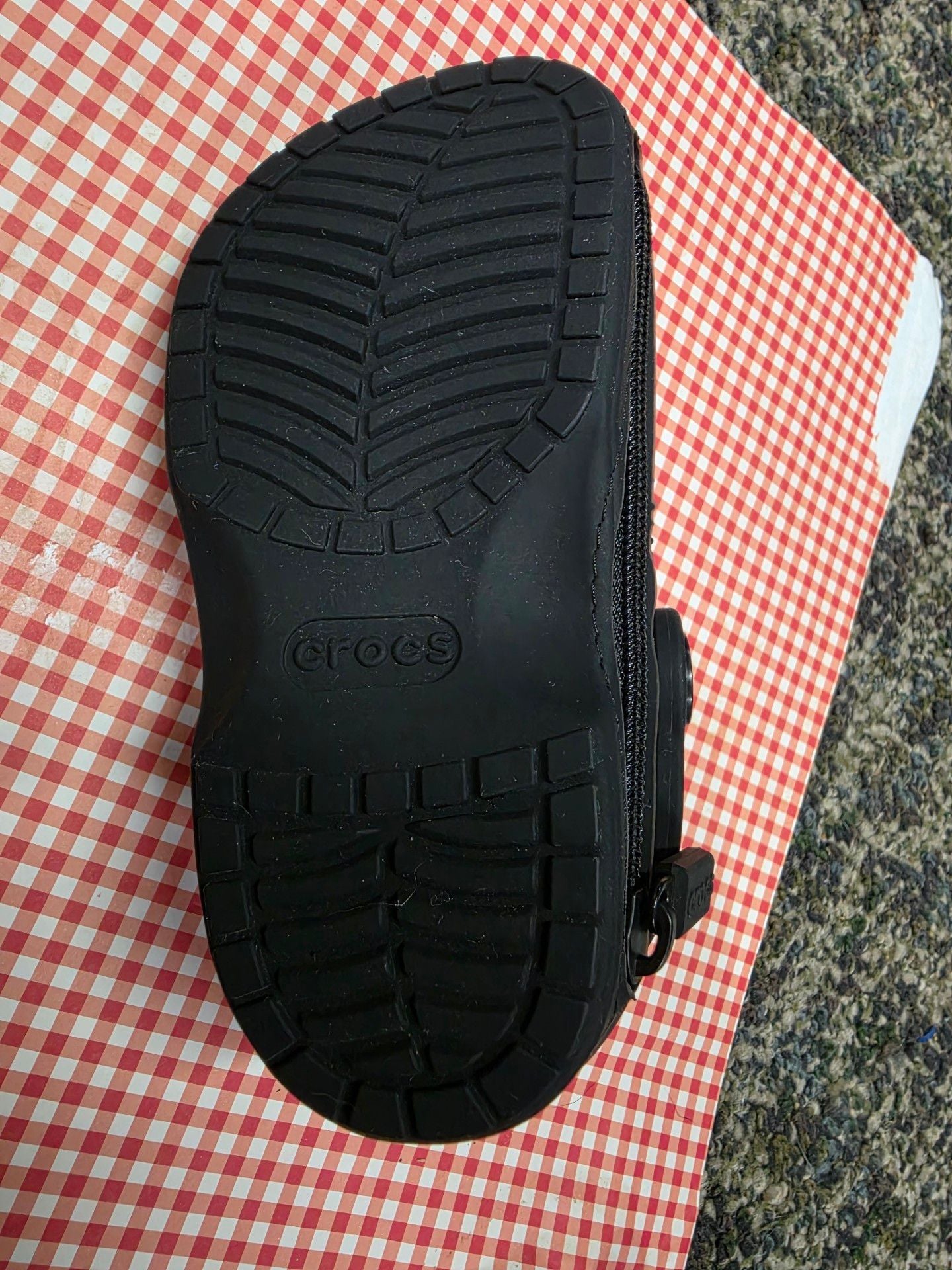 Crocs Classic Clog Pouch Bag Charm Black 5