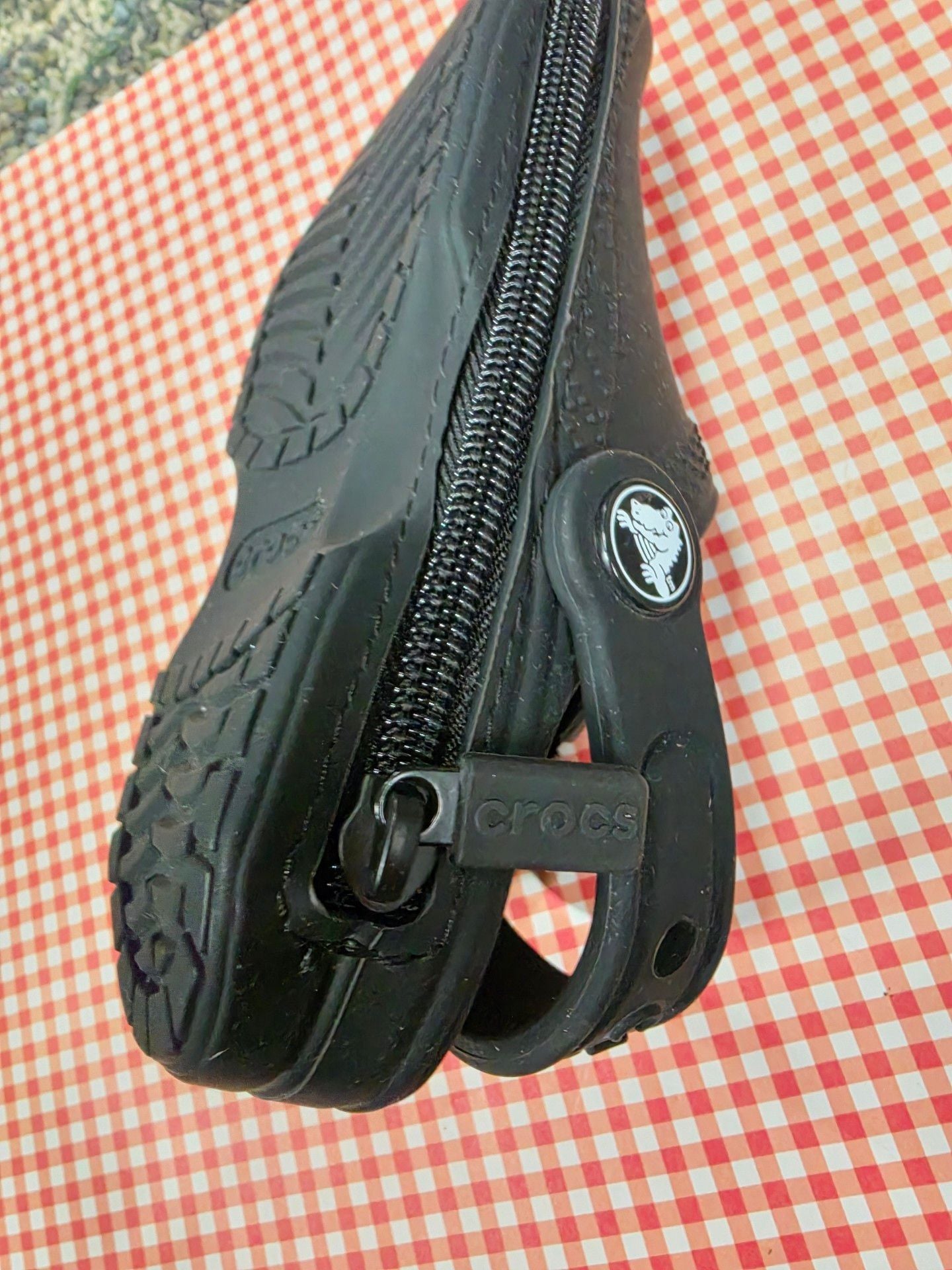 Crocs Classic Clog Pouch Bag Charm Black 6