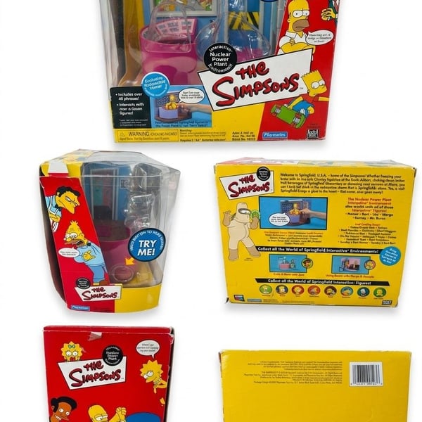 Playmates The Simpsons Nuclear Power Plant Interactive Environment (no figures)