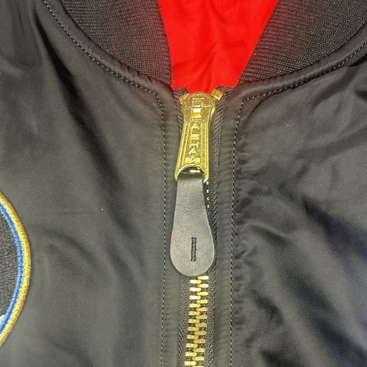 Alpha Industries jacket mens xl NASA MA-1 Apollo II Bomber flight reversible 4